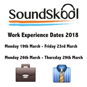 Work Experience Dates 2018